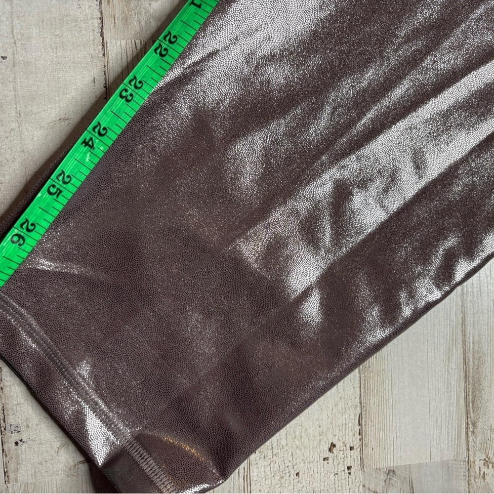 Old Navy Powersoft Extra High Rise Leggings Starry Sky Metallic Shine Sz 4X - Picture 6 of 9